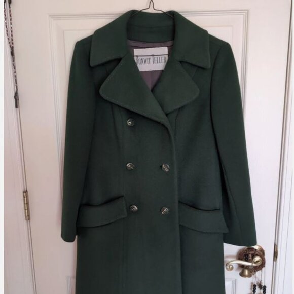 💯 AUTHENTIC CASHMERE SWING COAT JACKIE KENNEDY 60'S Couture Piece - Picture 1 of 8